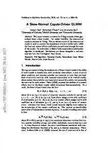 A Skew-Normal Copula-Driven GLMM