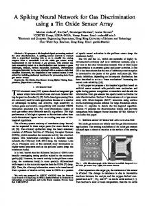 A Spiking Neural Network for Gas Discrimination using a ... - CiteSeerX