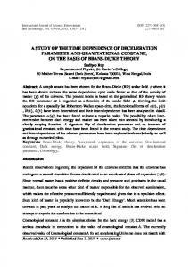 a study of the time dependence of deceleration parameter and ...