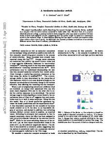 A terahertz molecular switch