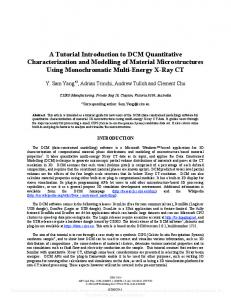 A tutorial introduction to DCM - CSIRO Research