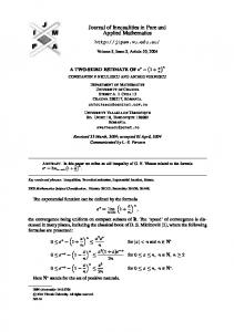 A Two-Sided Estimate Of $e^{x} - EMIS