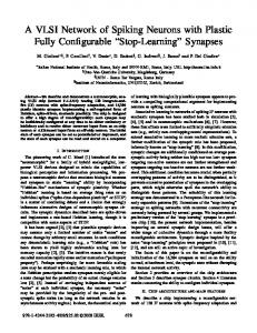 A VLSI Network of Spiking Neurons with Plastic Fully Configurable