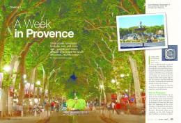 A Week in Provence - Lindsay Editorial