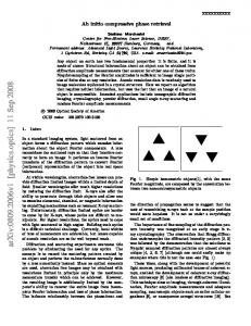 Ab initio compressive phase retrieval