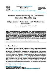 Abstract Local Reasoning for Concurrent Libraries: Mind the Gap