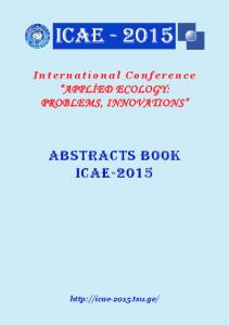 AbstrActs book IcAE-2015