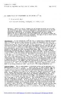 AC CONDUCTIVITY OF DISORDERED SOLIDS ...