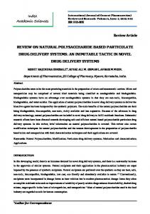 Academic Sciences REVIEW ON NATURAL ...