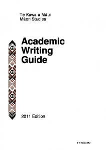 Academic Writing Guide