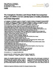 ACCMIP - Geosci. Model Dev.