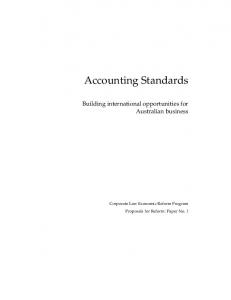 Accounting Standards