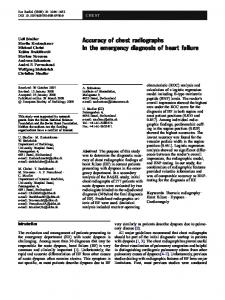 Accuracy of chest radiographs in the emergency ... - Springer Link