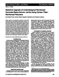 ACI STRUCTURAL JOURNAL TECHNICAL