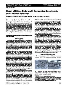 ACI STRUCTURAL JOURNAL TECHNICAL