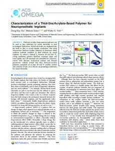 Acrylate-Based Polymer for