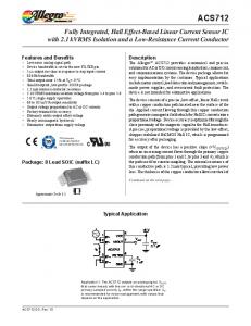 ACS712 - Allegro Microsystems