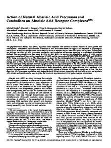 Action of Natural Abscisic Acid Precursors and ... - Plant Physiology