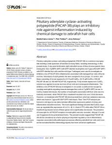 activating polypeptide (PACAP-38) - PLOS