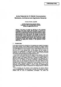 Active Networks for 4G Mobile Communication ... - Semantic Scholar