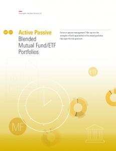 Active/Passive Portfolios - Morningstar