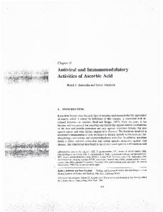 Activities of Ascorbic Acid