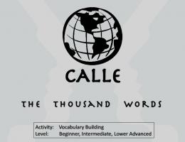 Activity: Vocabulary Building Level: Beginner, Intermediate ... - CALLE