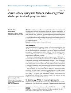 Acute kidney injury - Semantic Scholar