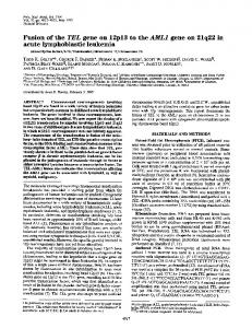 acute lymphoblastic leukemia