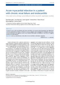 Acute myocardial infarction in a patient with