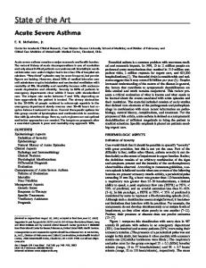 Acute Severe Asthma - ATS Journals