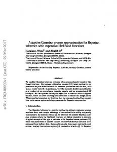 Adaptive Gaussian process approximation for Bayesian inference with ...