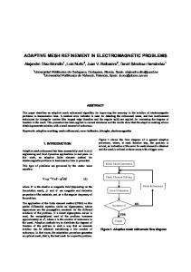 adaptive mesh refinement in electromagnetic