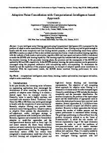 Adaptive Noise Cancellation with Computational ... - Semantic Scholar