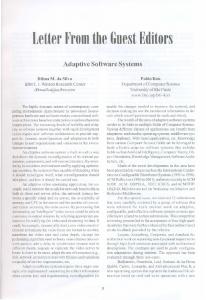 Adaptive software systems