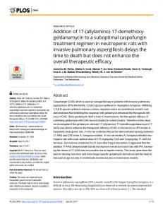 Addition of 17-(allylamino)-17 ... - Semantic Scholar