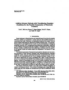 Additive Schwarz Methods with Nonreflecting