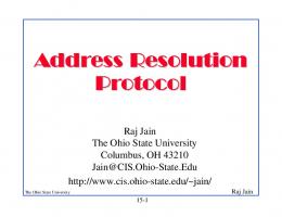 Address Resolution Protocol (ARP)