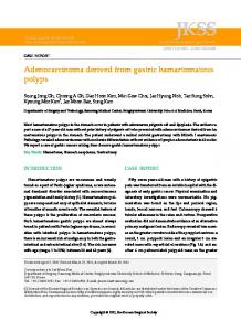 Adenocarcinoma derived from gastric