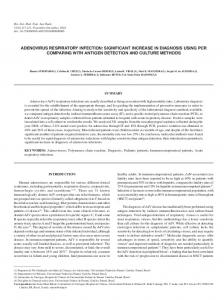 adenovirus respiratory infection