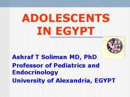 adolescents in egypt