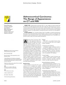 Adrenocortical Carcinoma - AJR