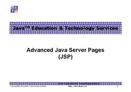 Advanced Java Server Pages (JSP).pdf - yimg.com