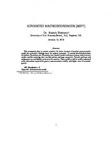 advanced macroeconomics (56277)
