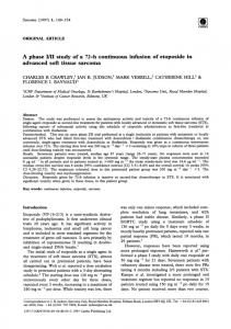 advanced soft tissue sarcoma