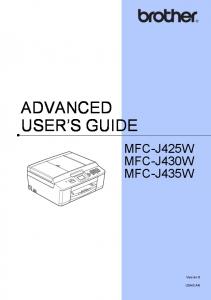 ADVANCED USER'S GUIDE - Brother