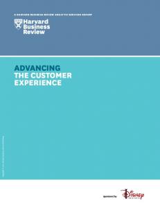 advancing the customer experience