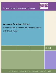 Advocating for Military Children