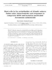 Aeromonas salmonicida - Inter Research