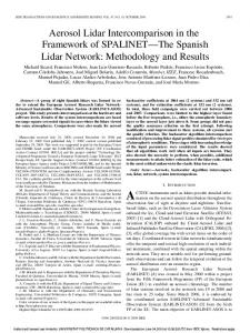 Aerosol Lidar Intercomparison in the Framework of ... - Semantic Scholar